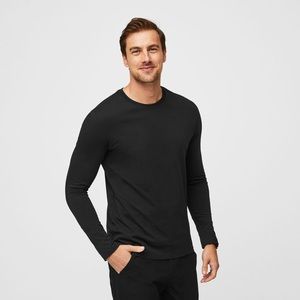 FIGS Men’s Supersoft Longsleeve Underscrub - Black, Size Small *NEW WITH TAG*